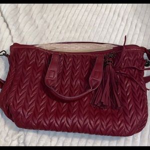 Burgundy Purse Charming Charlie
